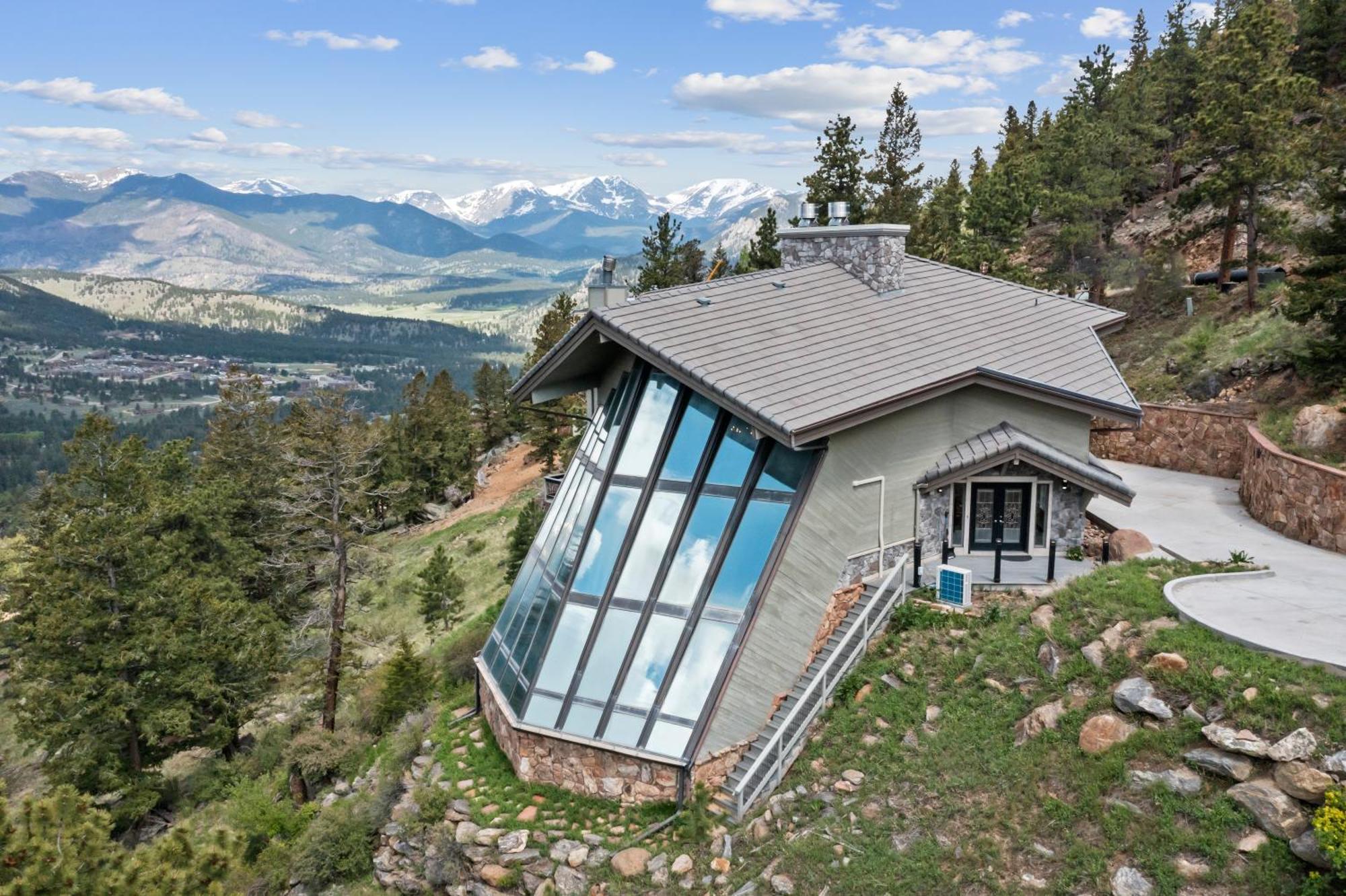 Casa De Cristal-Epic Views-Hottub-Sauna-Sleeps 10-Luxury Linens-Stocked Kitchen Estes Park Exterior photo