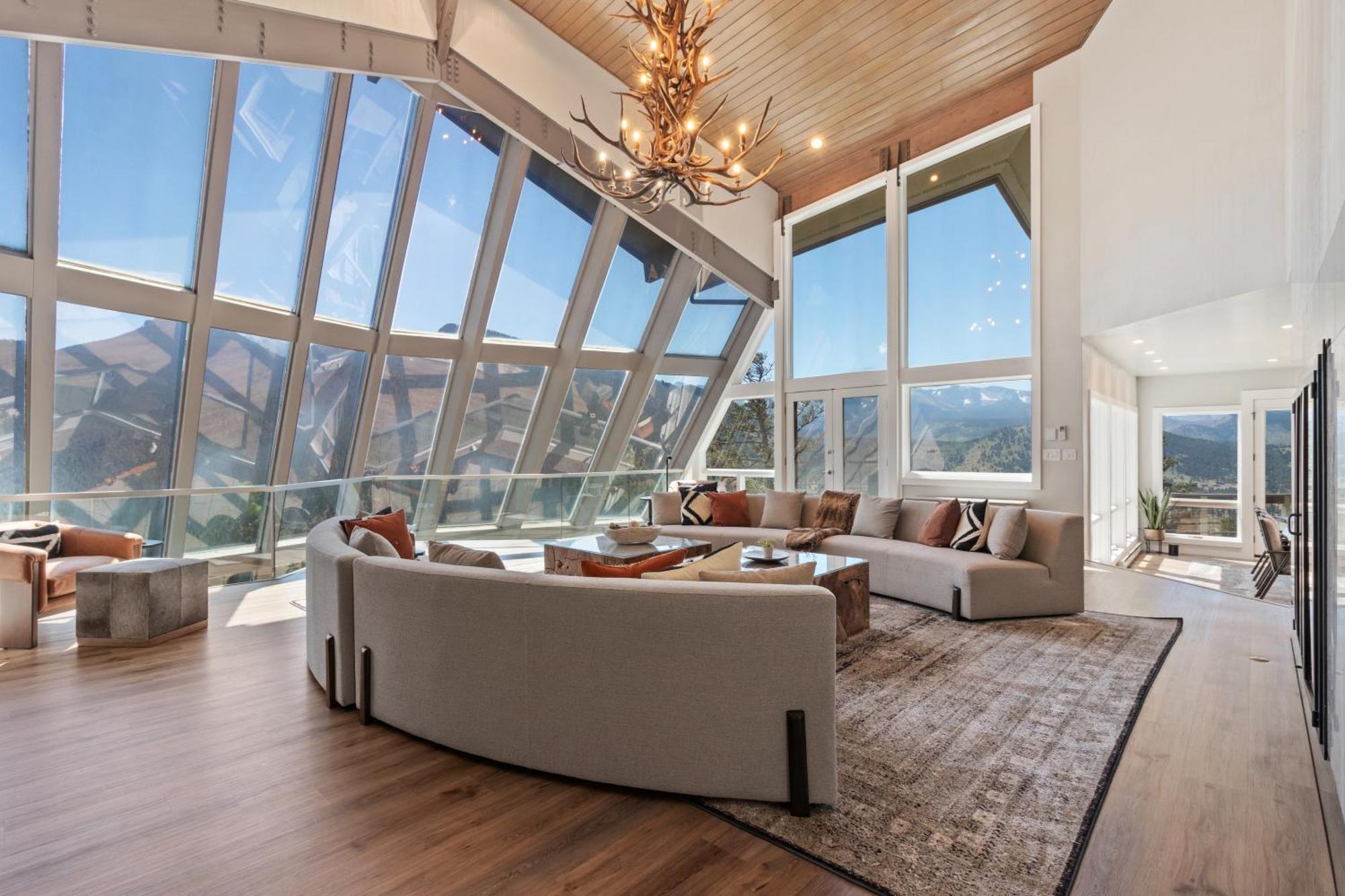 Casa De Cristal-Epic Views-Hottub-Sauna-Sleeps 10-Luxury Linens-Stocked Kitchen Estes Park Exterior photo