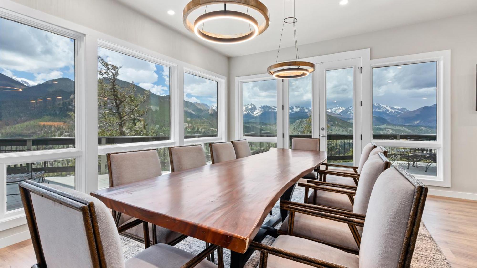 Casa De Cristal-Epic Views-Hottub-Sauna-Sleeps 10-Luxury Linens-Stocked Kitchen Estes Park Exterior photo